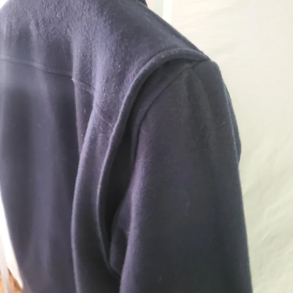 GAP Navy Kids Button-Front Pea Coat